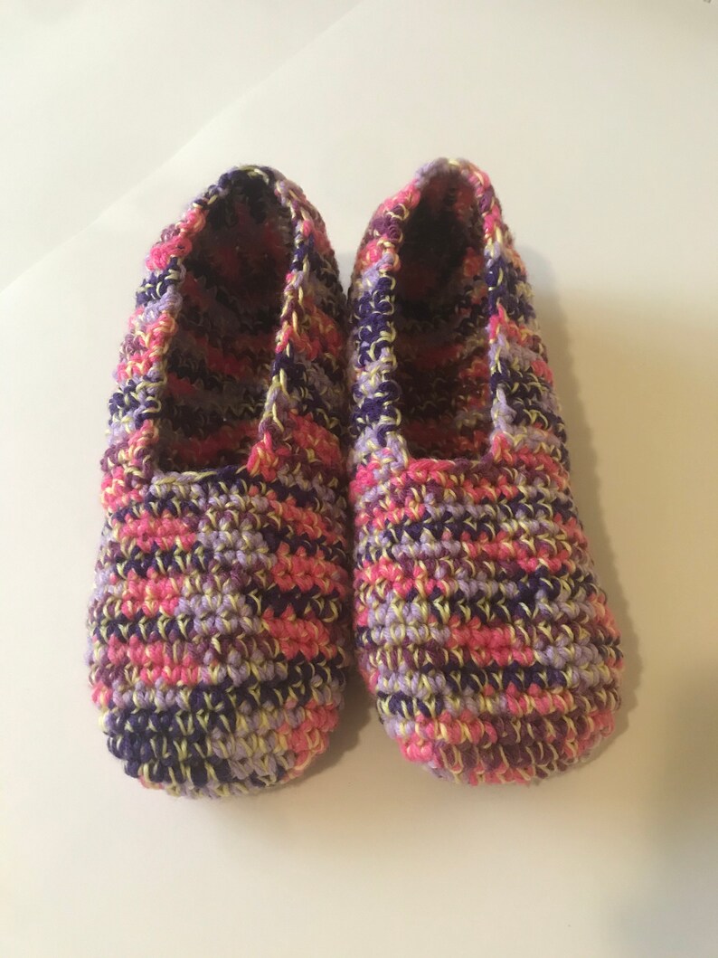 Birthday Gift Women Size 10 Men Size 8.5 Gift for Them Handknit Cozy Slippers Romanian Handmade Christmas Gift Crochet Slippers