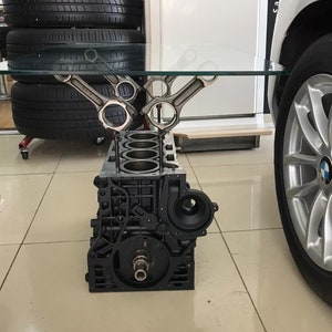 Personalized Engine Table // Engine Table / Gearhead  / Man Cave / Personalized!