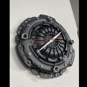 Car Clutch Wall Clock / Large Urban Clock / Handforged Clock / Gift For Him / Personalized!