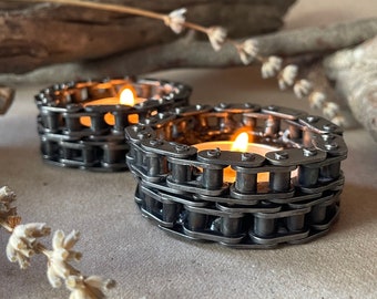 Timing Chain Candle Holder / Real Car Engine Parts / HandMade / Candle Holder