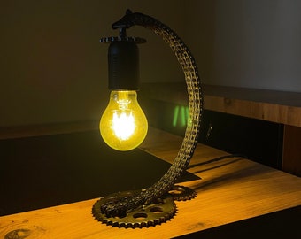 Timing Chain Lamp / Real Car Engine Parts / Table Lamp / Desk Lamp / Night Lamp