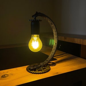 Timing Chain Lamp / Real Car Engine Parts / Table Lamp / Desk Lamp / Night Lamp