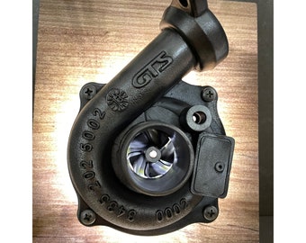 Turbocharger Led Lamp / Real Car Engine Parts / Turbocharger Wall Lamp / Personalized!