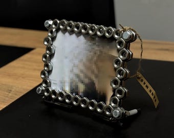 M12 Nut Photo Frame | Real Car Parts | Industrial Home Decor