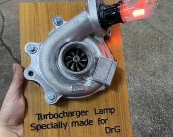 Turbocharger Lamp / Real Car Engine Parts / Turbocharger Wall Lamp / Personalized!