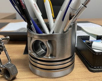 Piston Pen Holder | Real Car Engine Parts | Desk Organizer