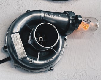 Turbocharger Lamp / Real Car Engine Parts / Turbocharger Wall Lamp / Personalized!