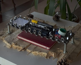 Organizer van M12 Nuts / M12 Nut-bureauhouder / Industriële stijl / Handgemaakt / Aanpasbaar / Geüpcycled