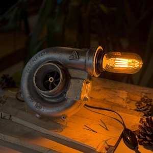 Turbocharger Wall Lamp / Unique Car Engine Part Decoration / Real Car Engine Parts