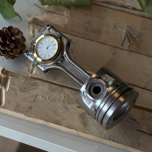 Piston Clock / Real Car Engine Parts / Piston Trinket / Personalized!