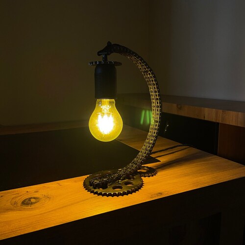Timing Chain Lamp / Real Car Engine Parts / Table Lamp / Desk Etsy