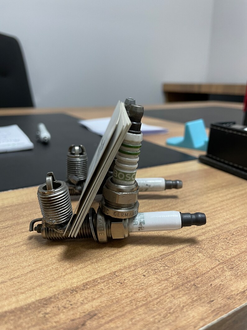 Spark Plug Business Card Holder / Real Car Engine Parts / Gift Etsy