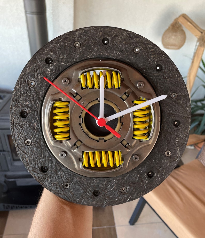 Personalized Clutch Clock / Real Car Engine Parts / Etsy