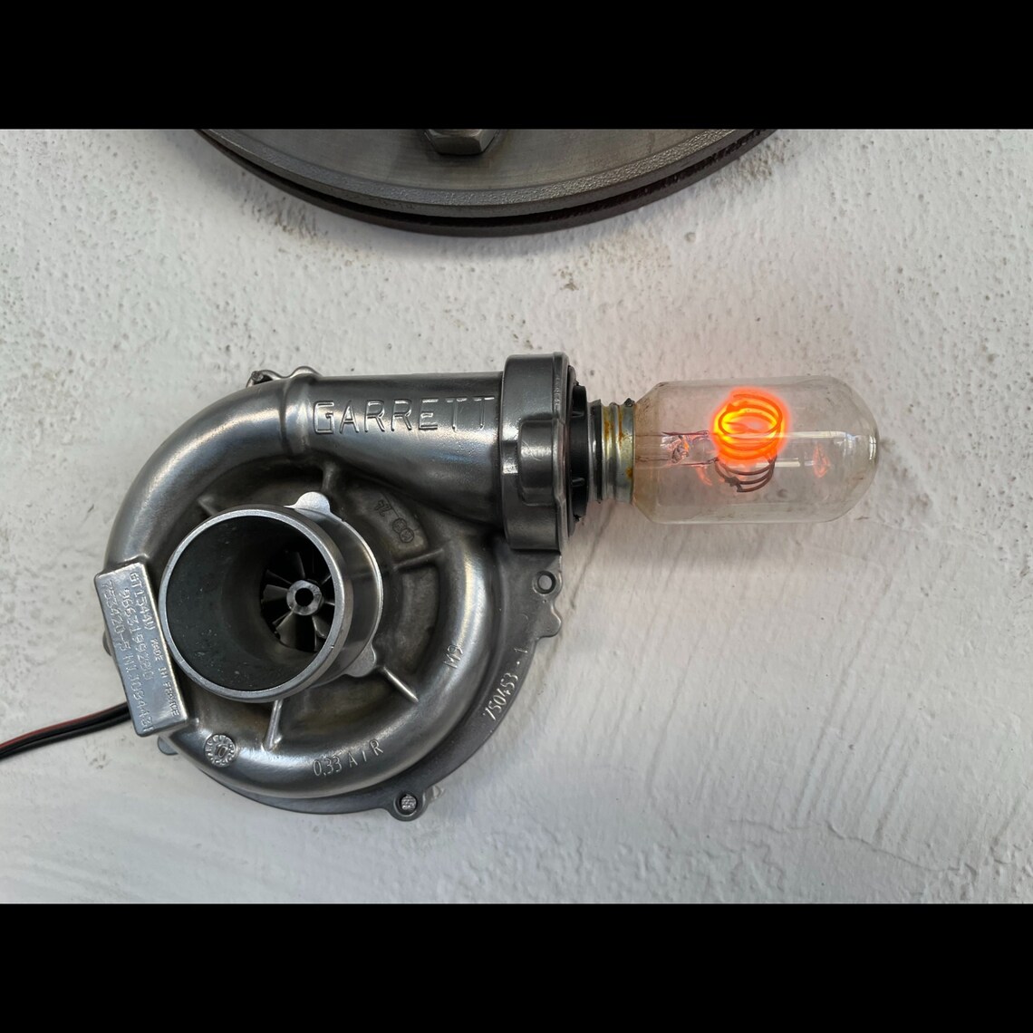 Turbocharger Lamp / Real Car Engine Parts / Turbocharger Wall Etsy