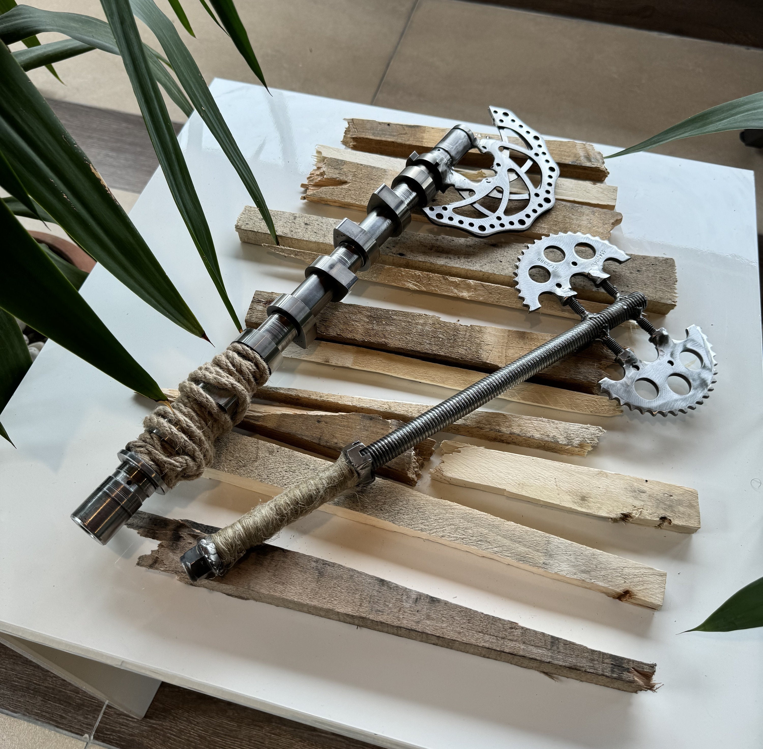 VIKING AXES SET / Custom Battle Axe / From Camshaft and Eccentric