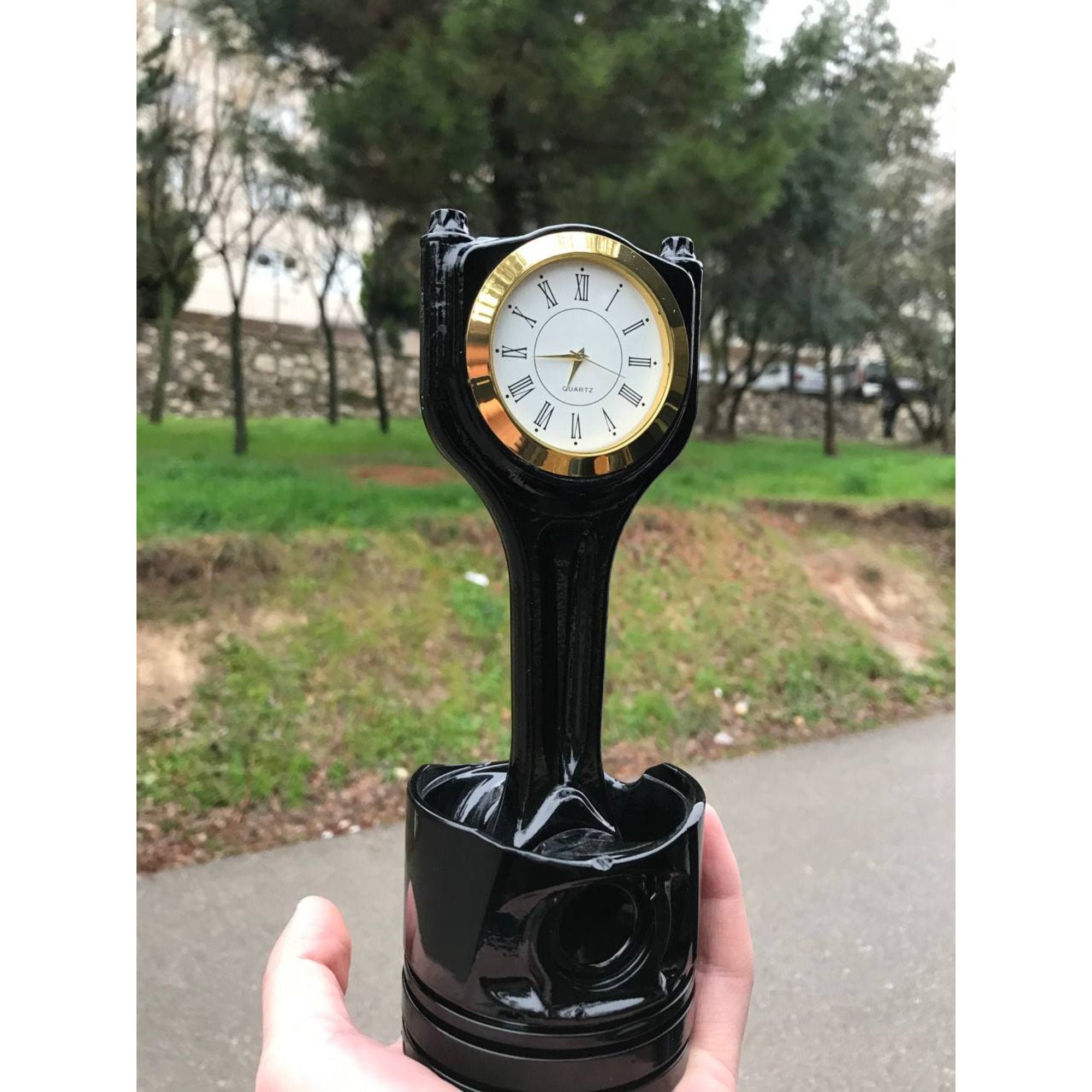 Auto Clutch Wanduhr / Große Urban Uhr / Handgeschmiedete Uhr / Geschenk für  Ihn / Personalisiert -  Österreich