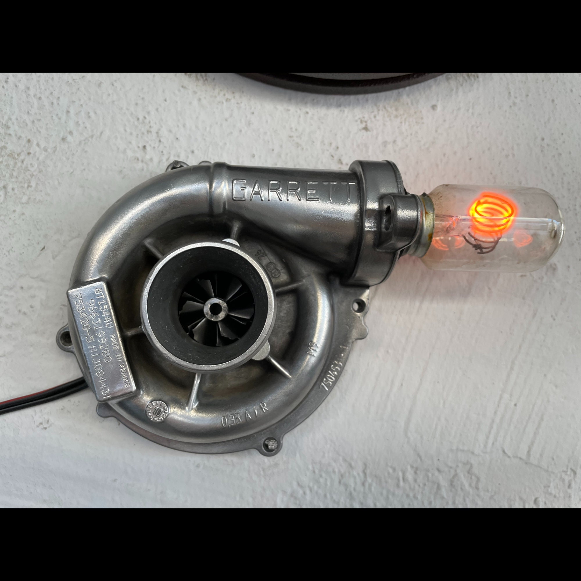 Turbocharger Lamp / Real Car Engine Parts / Turbocharger Wall Etsy Canada