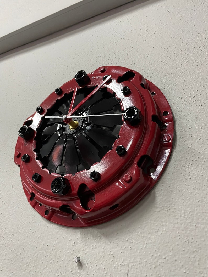 Car Clutch Wall Clock / Large Urban Clock / Clock / Gift for Him / Personalized Etsy