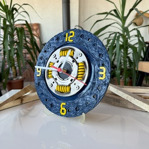 Personalized Clutch Clock / Real Car Engine Parts / Personalized! - Etsy