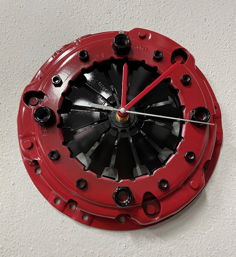Car Clutch Wall Clock / Large Urban Clock / Clock / Gift for Him / Personalized Etsy