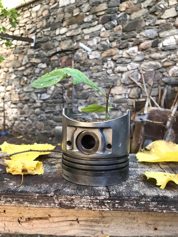 Decorative Piston Flower Pot / Real Car Engine Parts / Piston Etsy