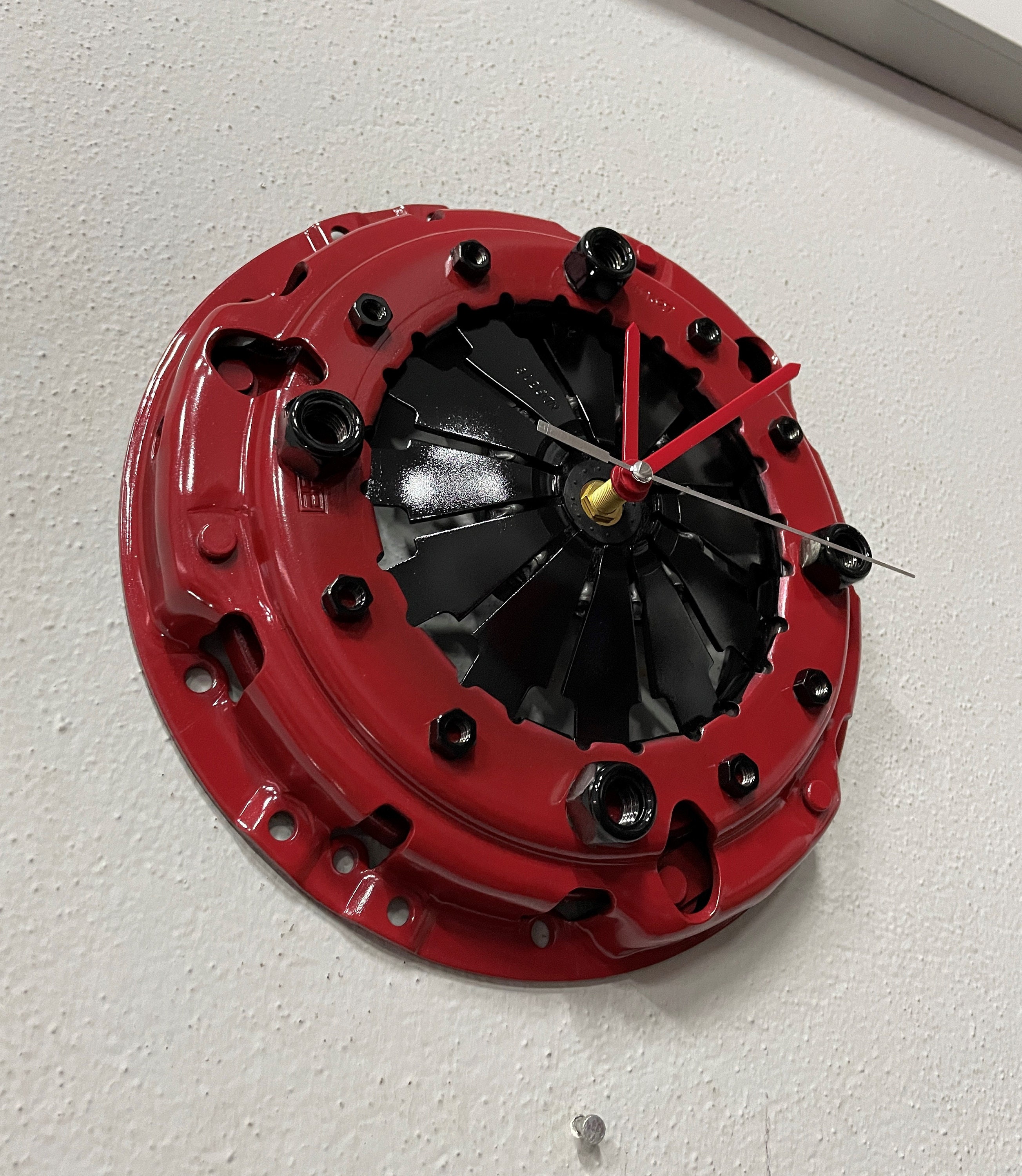 車用クラッチ壁掛け時計 / 大型アーバンクロック / 手作り時計 / 彼へ