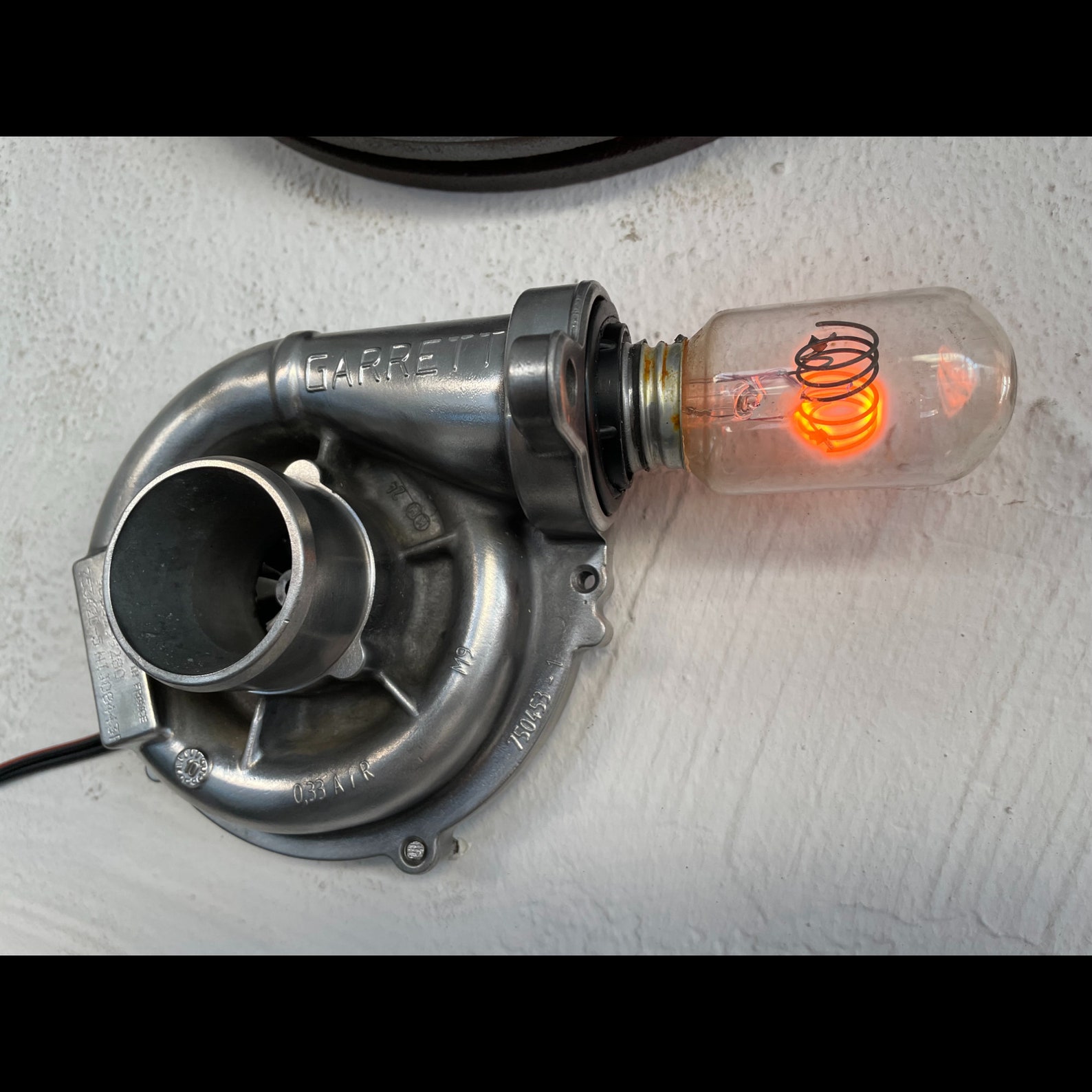 Turbocharger Lamp / Real Car Engine Parts / Turbocharger Wall Etsy Canada