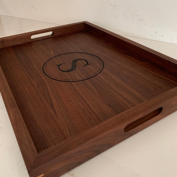 Serving Tray With Handles Etsy