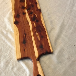 Long Charcuterie/Cheese Board; Wedding gift, Shower gift, Mothers Day Gift, Handmade, Sold wood, Personalization Available