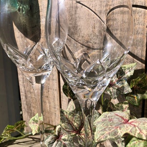 Vintage Rogaska Crystal Retired Pattern. Criss Cross on bowl. Smooth stem and base. NEW without tagging/stickers. Display use.