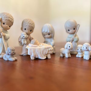 Vintage Precious Moments Nativity - Etsy