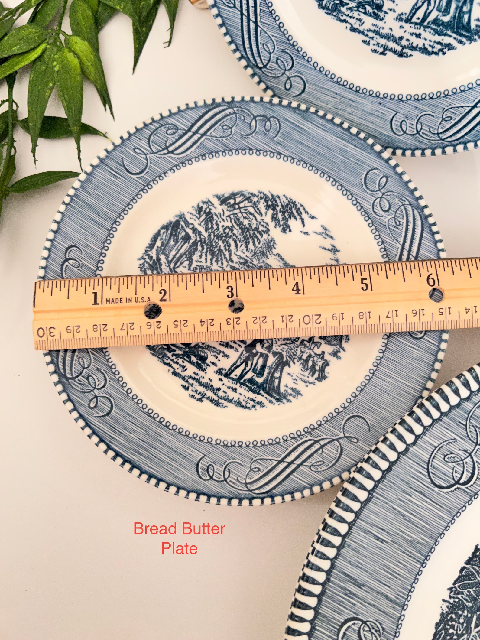 Vintage Currier & Ives Platedinner, Bread Butter or Luncheon. Several