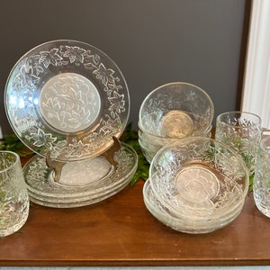 Vintage Princess House Fantasia Luncheon Plates, Soup Bowls, Sauce Bowls, Mugs.  Add to selected item to cart then select quantity.