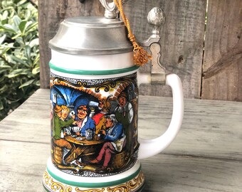 CF.Burkheimer Vintage 12'7\" #678 美品 Large Vintage German Ceramic St Bernard Figure, 1980s for sale at