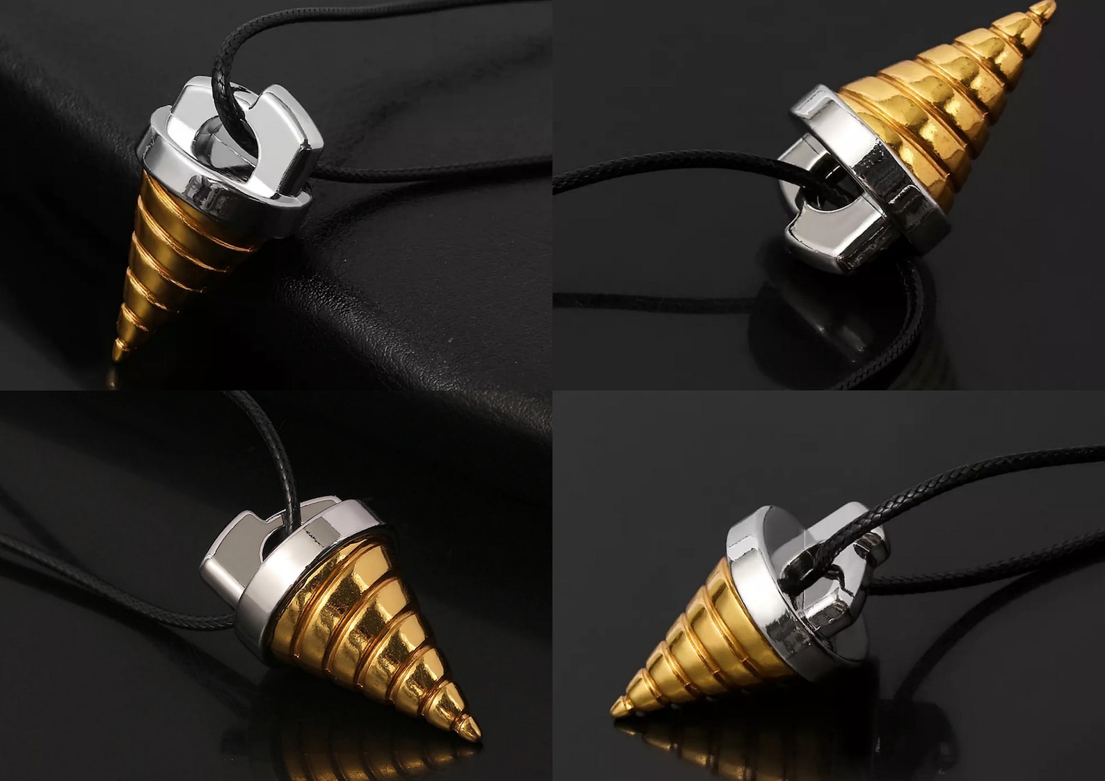 Gurren Lagann Drill Neckalce Core Drill Pendant Tengen Toppa Etsy