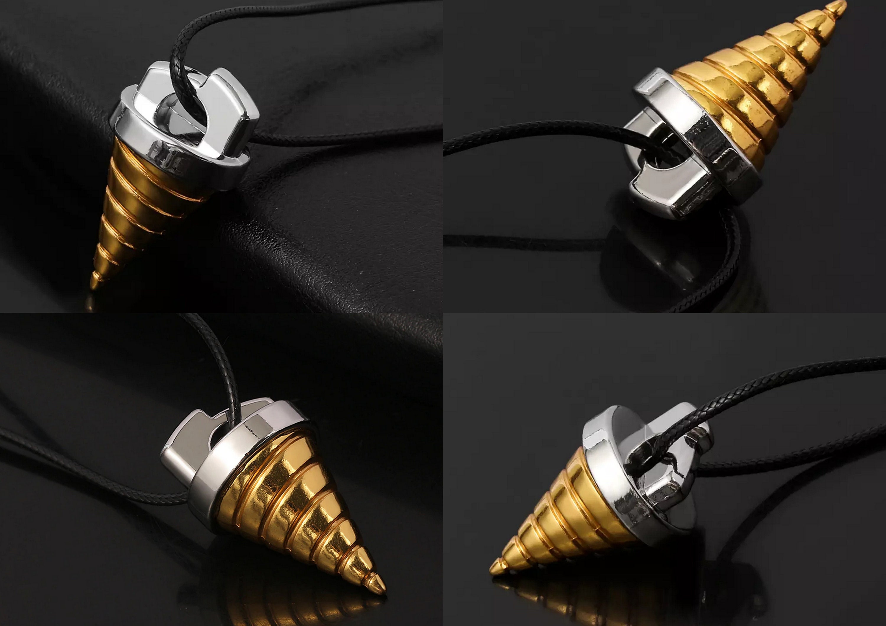 Gurren Lagann Drill Neckalce Core Drill Pendant Tengen Toppa Etsy