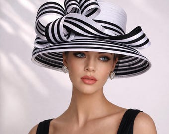 Feathers Sinamay Fascinator Hat: Tea Party, Kentucky Derby  display picture 2