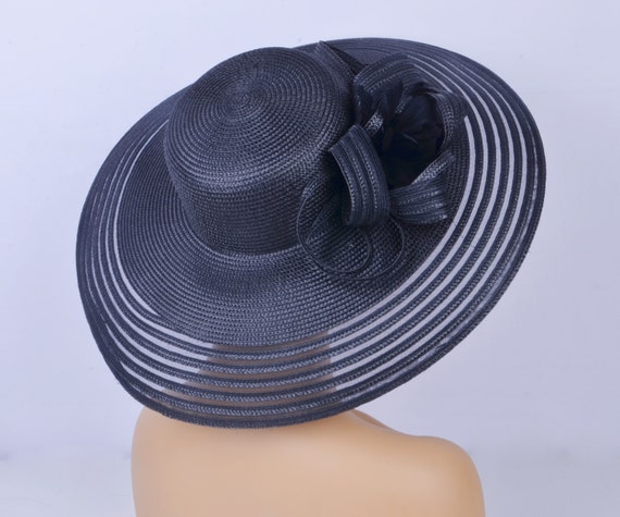 Cappello Di Paglia Oversize Per Donna - Tesa Larga 25cm, Protezione UV, Pieghevole - Foto 6
