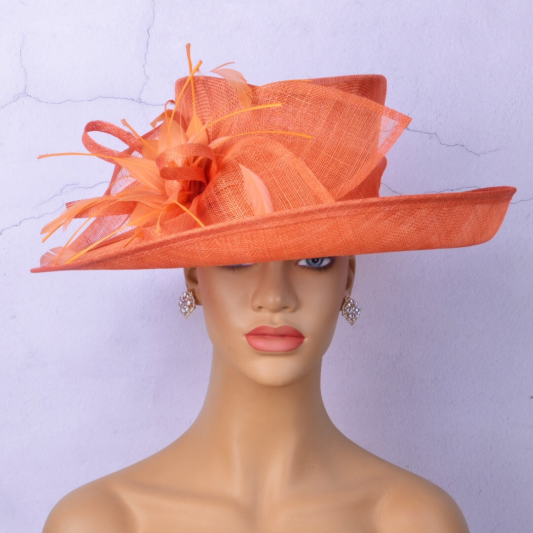 New Stylish Big Sinamay Hats/kentucky Derby Hat/church Hat/large ...