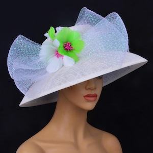 New stylish sinamay Hats/Kentucky Derby hat/Church hat/sinamay hat/Tea Party/Church hat/Dressey hat/Millinery,Church RACES wedding hat.
