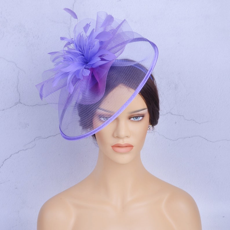 Fuchsia Fascinator Women's Tea Party Hat British Hat Etsy