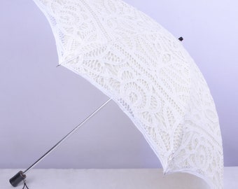 White wedding parasol,UV Protection,Bridal Shower,Anniversary gifts,Cocktail Party,Wedding Decoration,all weather umbrella,summer gift.