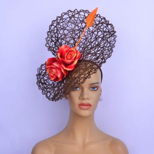 New kentucky derby hat,fascinator hat,tea party hat,Church Hat,Melbourne cup hat,luncheon fascinator,cocktail hat,wedding fascinator hat.