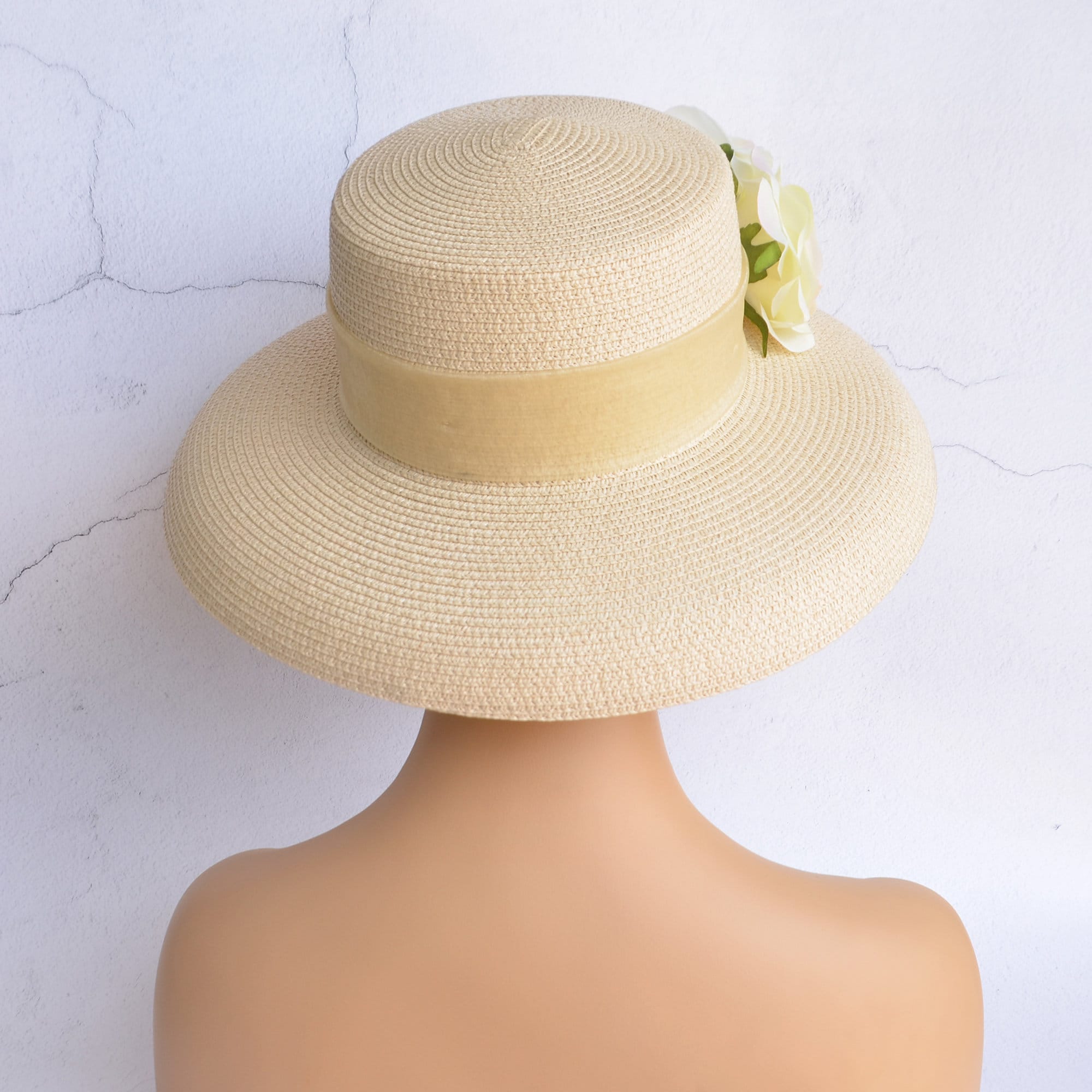 Smiffys Strandhut Mit Blumen - Strohhut Für Karneval & Party Im Sommerlook