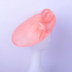 Cappello Da Cerimonia Nuziale Con Fascinator, In Oro Rosa E - Foto 7