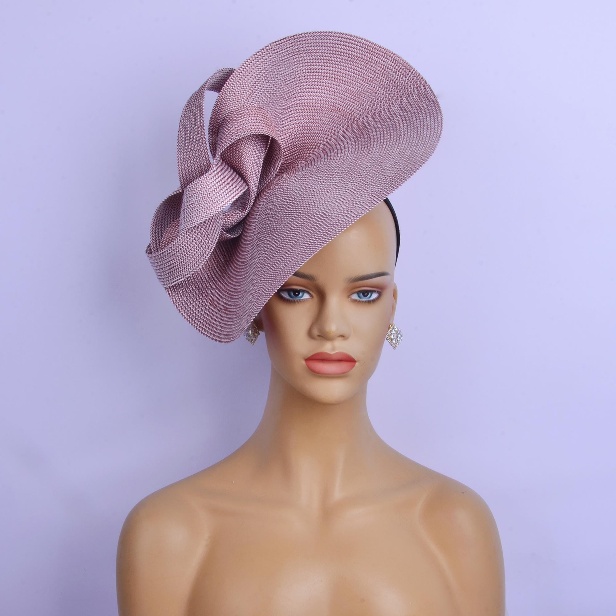 Damen Fascinator Aus Wollfilz, Engelsflügel-Design, Verstellbar (54–62 Cm) – Für Teeparty, Hochzeit & Besondere Anlässe