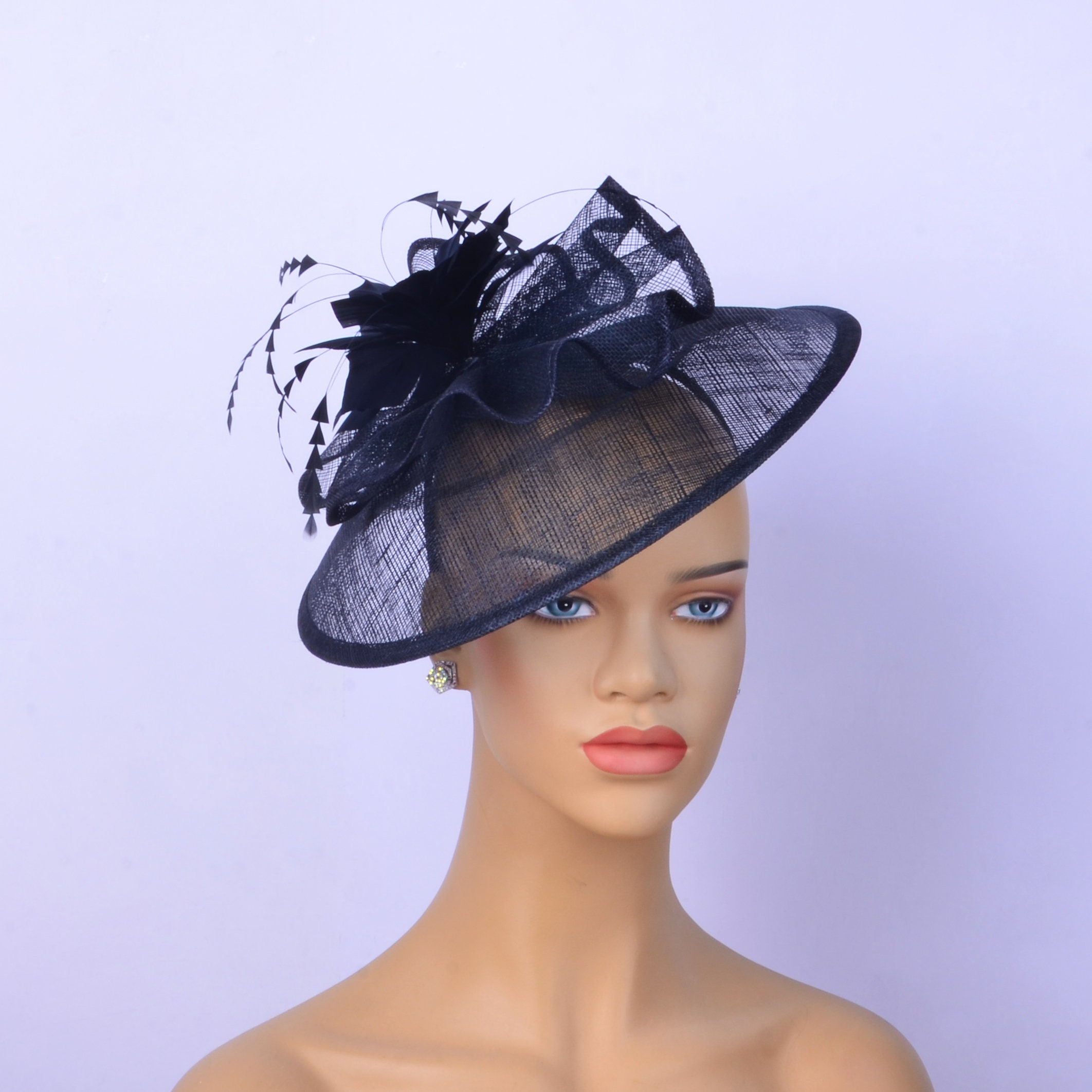 New Sinamay fascinator,fascinator,Party Hat,Church Hat,Melbourne  cup,Kentucky Derby,Fancy Hat,wedding hat,tea party hat,bride prom gifts.