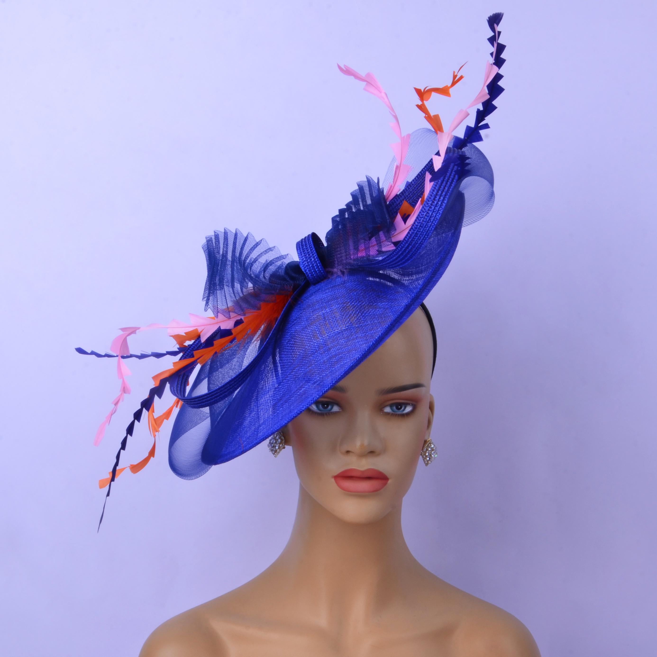 FINGERINSPIRE 4 Pezzi Base Per Pello Sinamay Fascinator 130x104.5mm Base Per Pello In Lino Fascinator Per Modisteria Floreale Bianco A Goccia Base Per - Foto 13