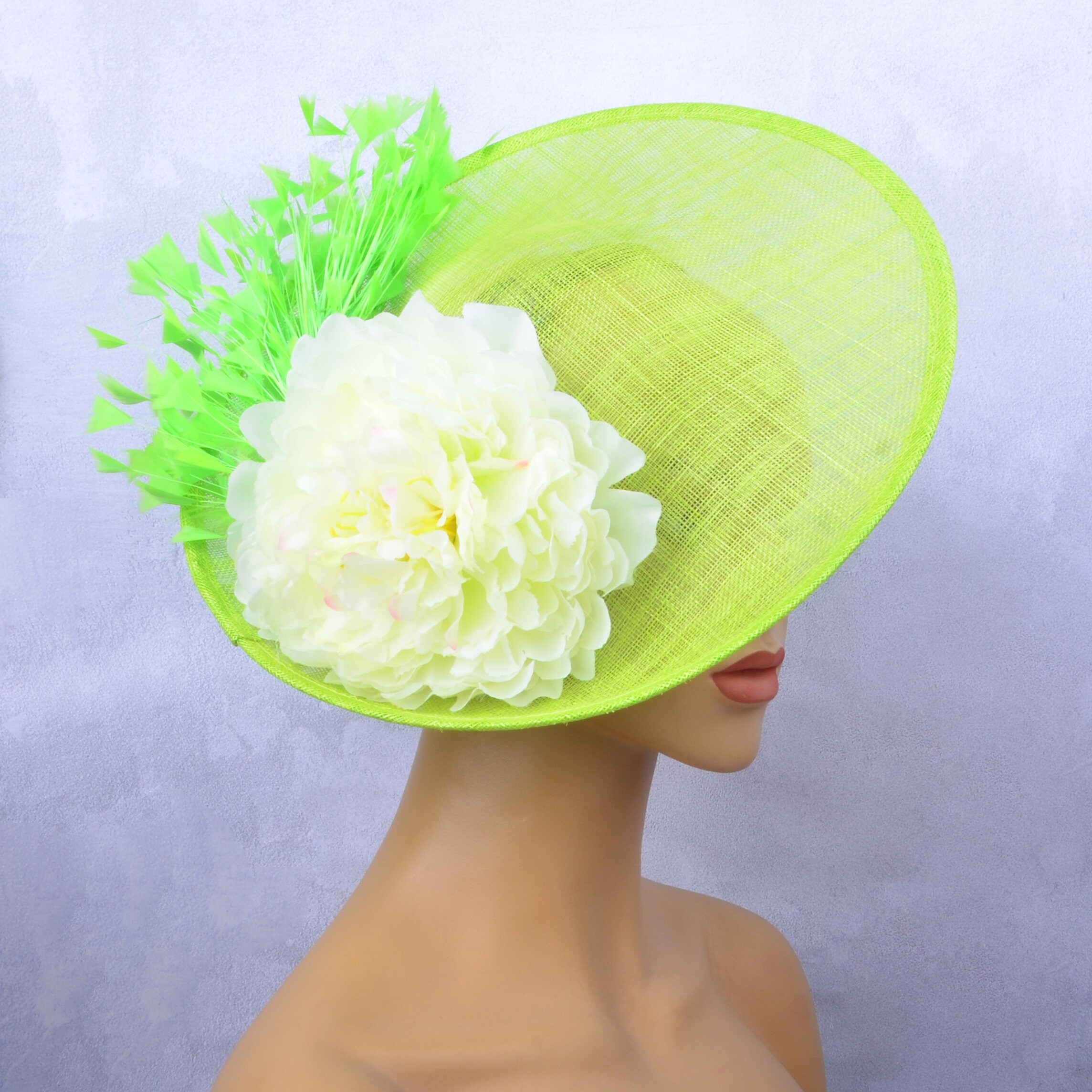 Kentucky Derby Hats for Women Neon - Etsy display picture 2