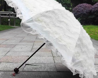 Lace Parasol,UV Protection,Sun Protection,summer gift,UV Protection,gift for her,sun shade umbrella,all weather umbrella,birthday gift